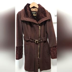GUESS  Women Spring/Fall Coat. Choco Brown color, small size.